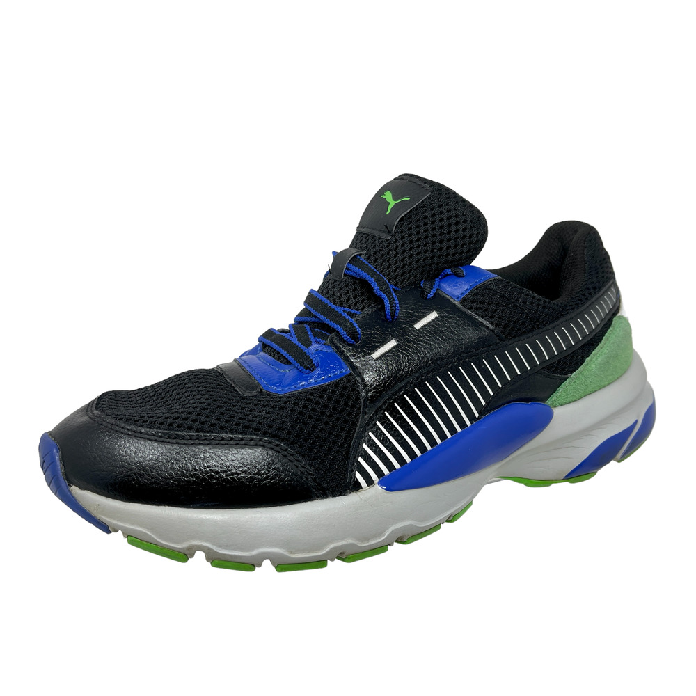 PUMA Future Runner Premium Sneakers Mens Sz 10 Black Gray‎  1300 L.7.4